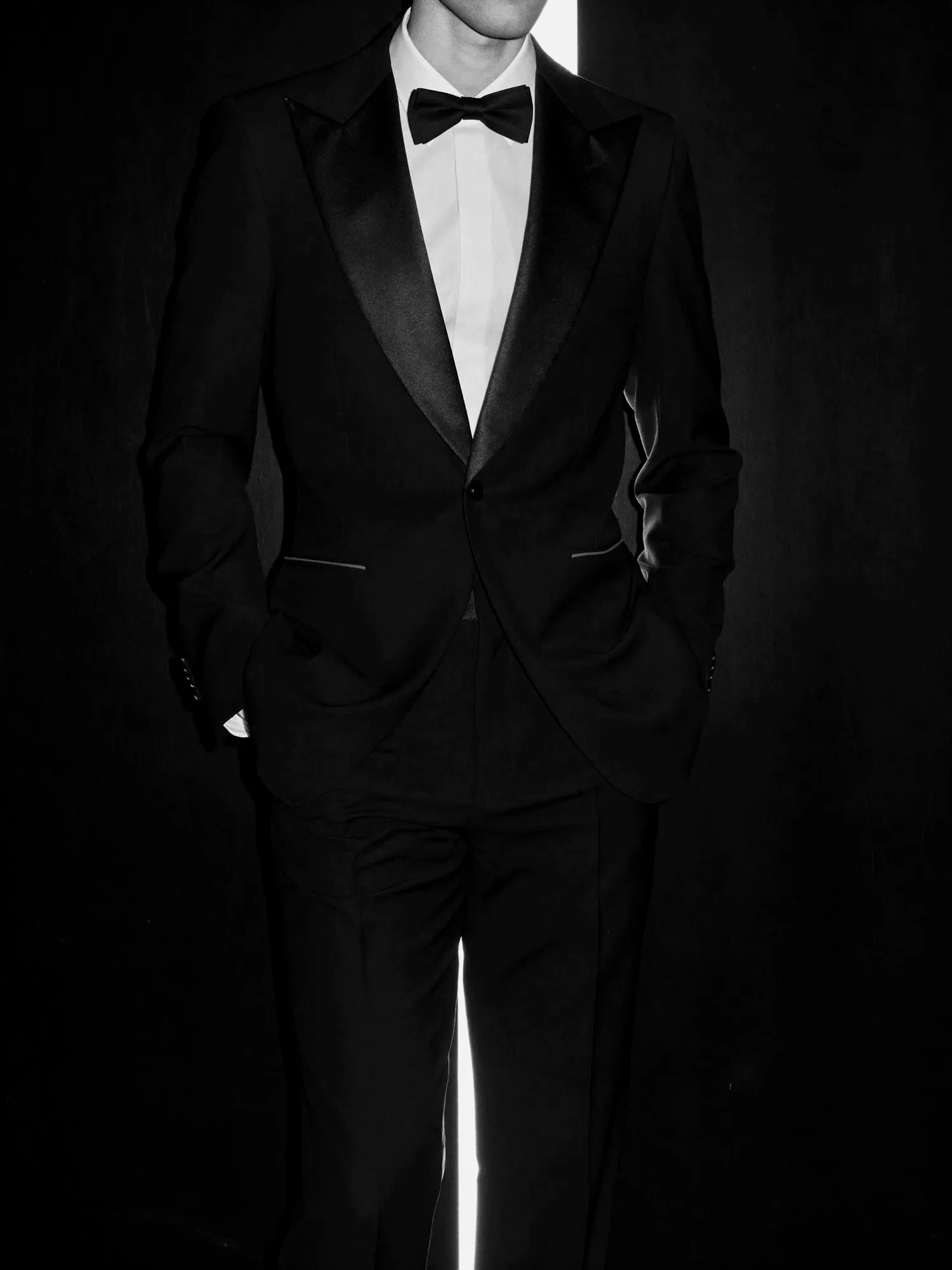 Black tuxedo