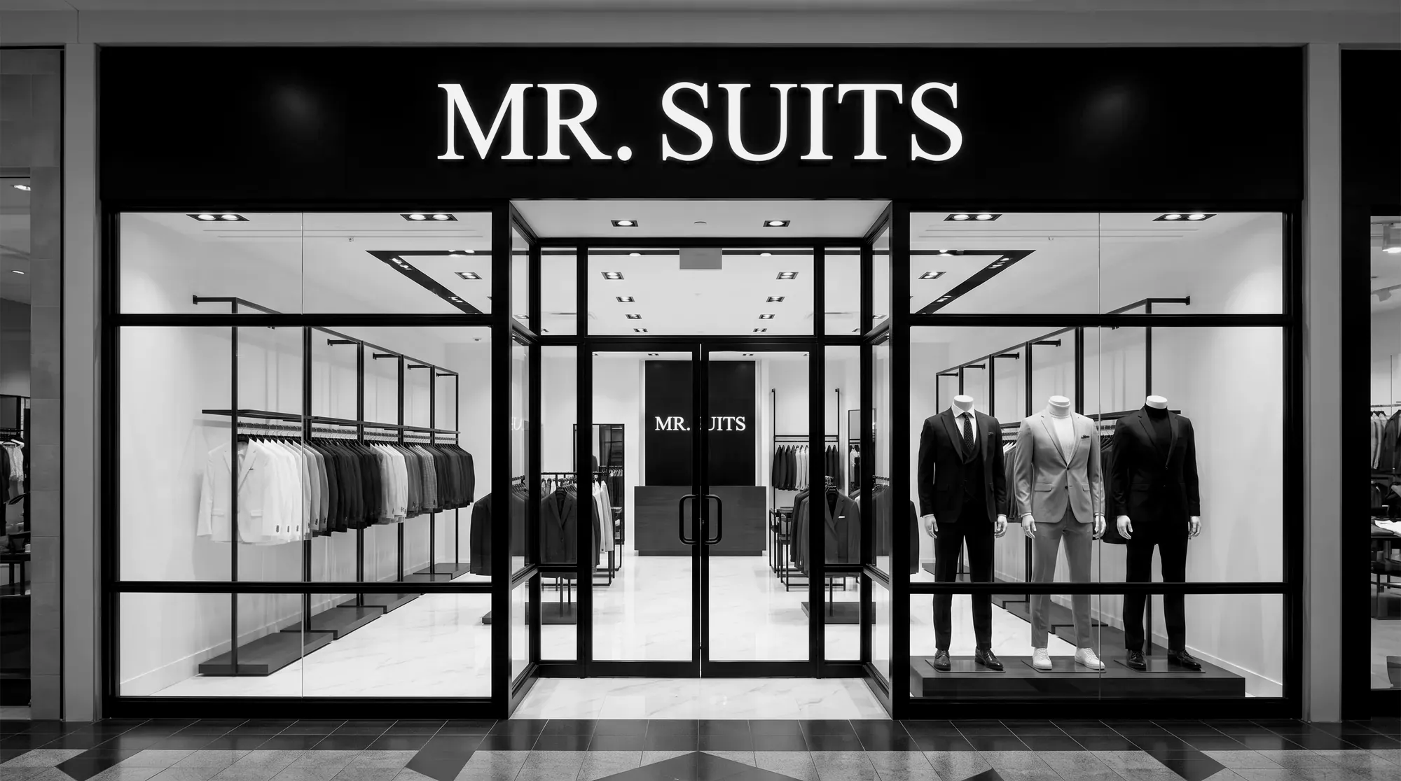The Mr Suits store front