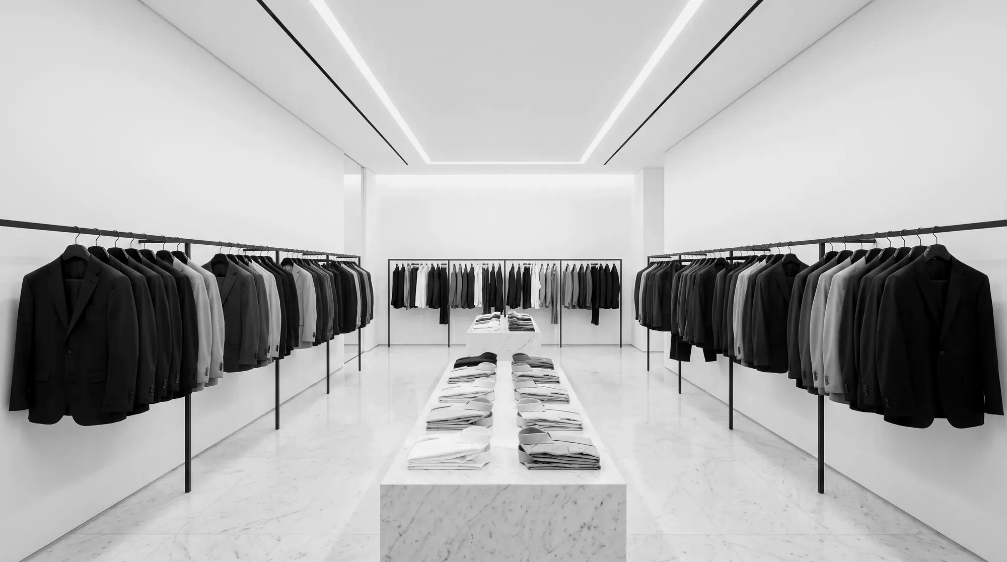 Inside the Mr Suits boutique